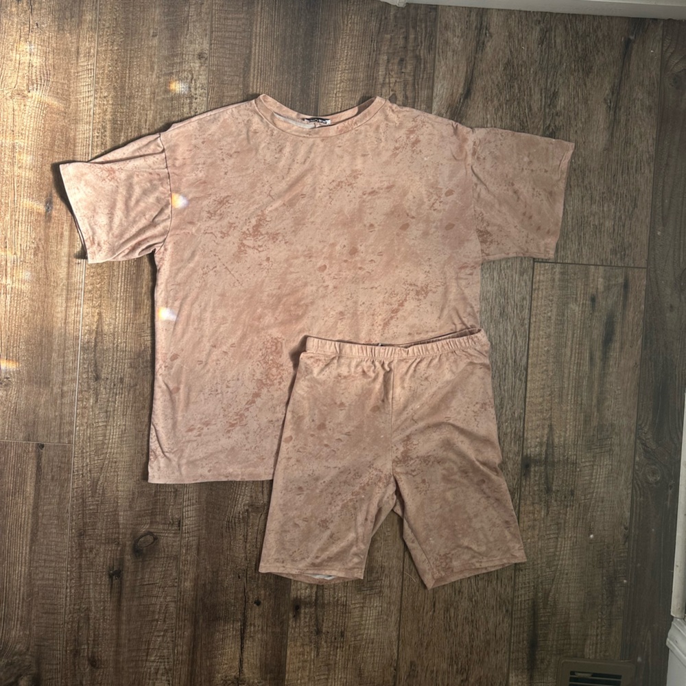 Biker short set